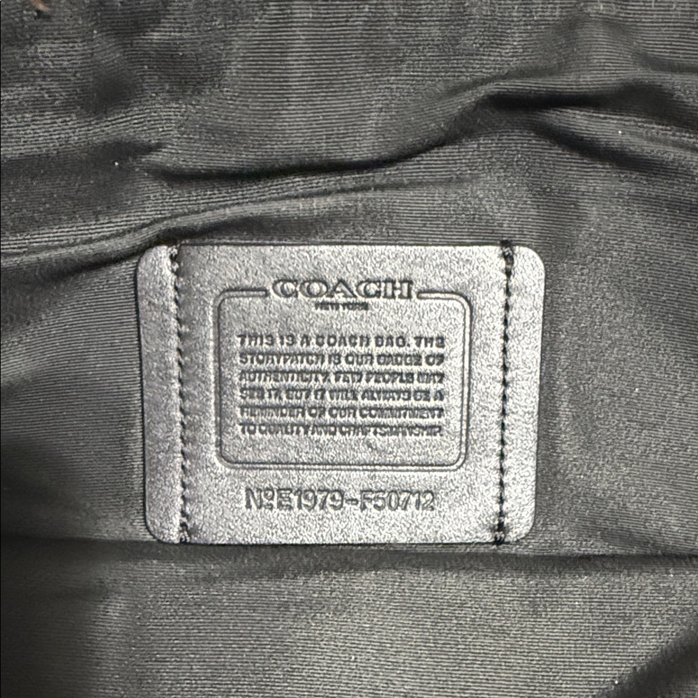 Coach Leather Fold-over Tote - Picture 4 of 8